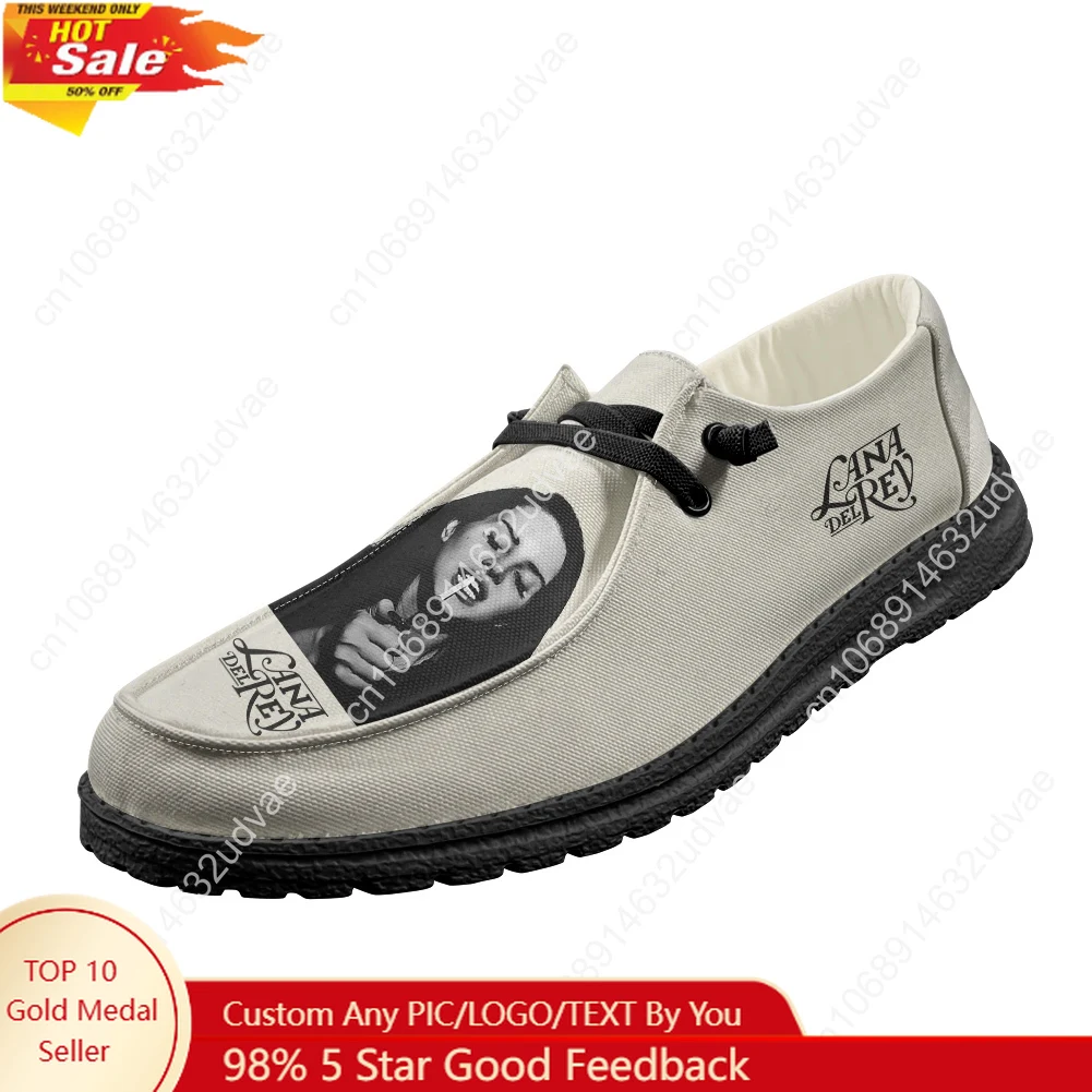 Men Shoes Loafers - Lana Del Rey Singer Loafers Men
