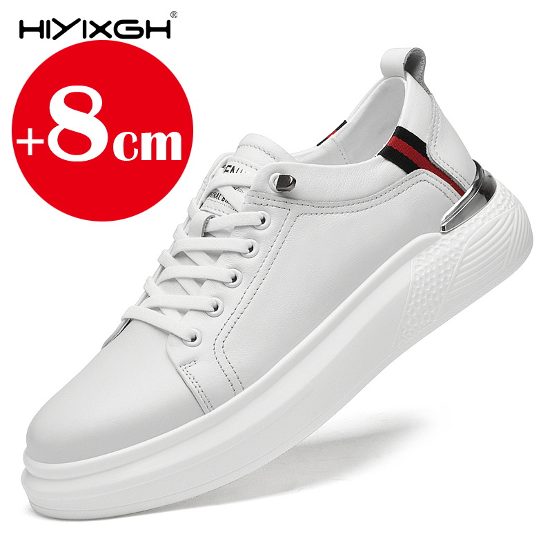 Men'S Shoes Hush Puppies - Genuine leather men's height-enhancing shoes men's