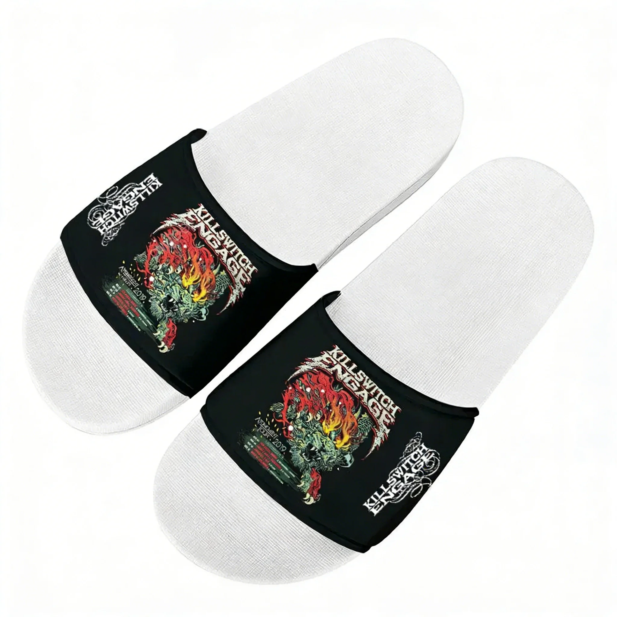 Men'S Shoes For Summer - Killswitchs Engages Band Slippers Home Water