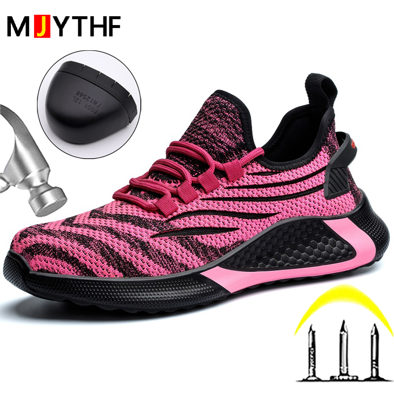 Men Shoes Red Tape - Rose Red Women Work Safety Shoes