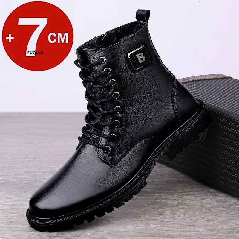 Men's Genuine Leather Elevator - Men'S Shoes With Height Increase ulasan dan harga
