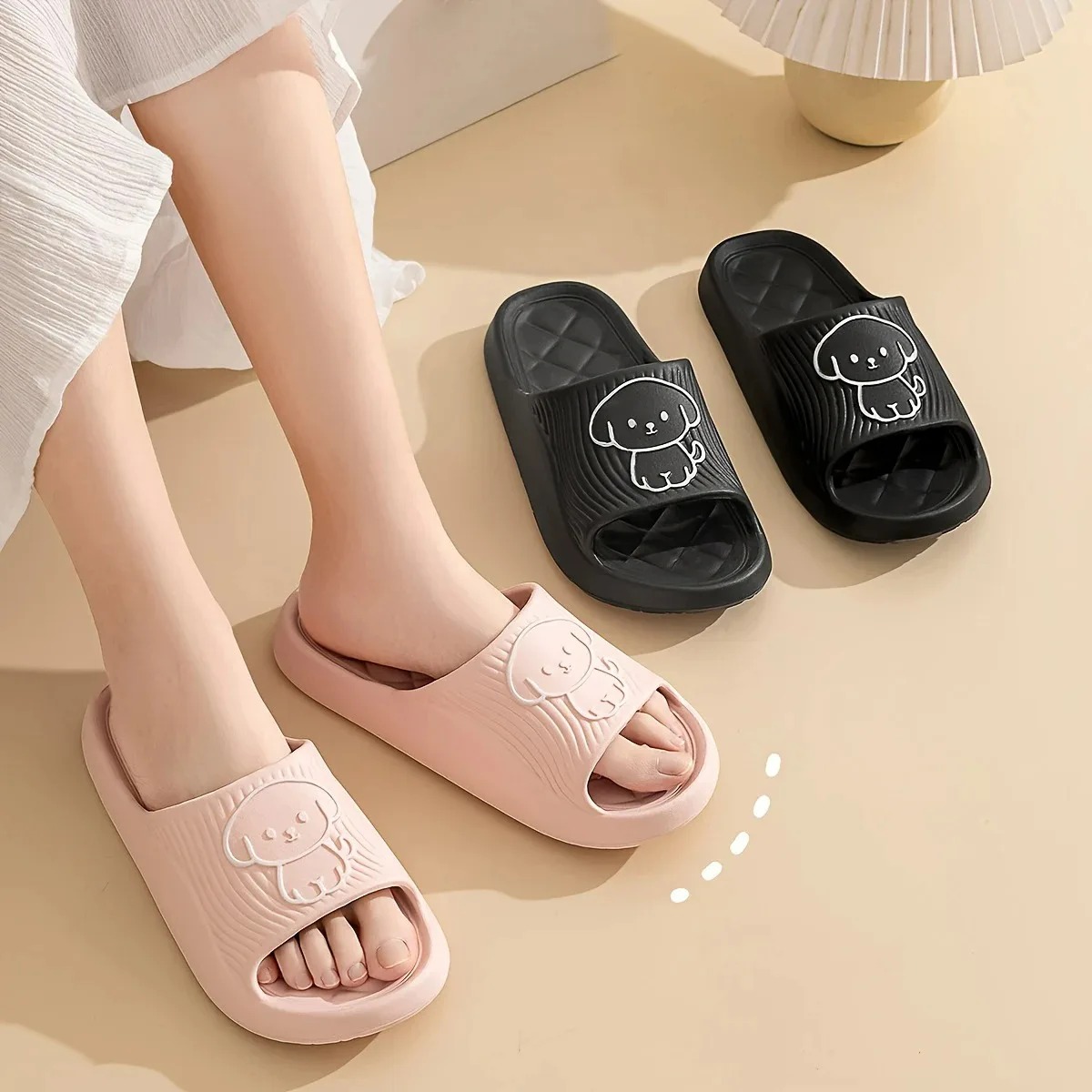 Cute Carton Slippers Bathroom  - Men'S Shoes For Summer ulasan dan harga