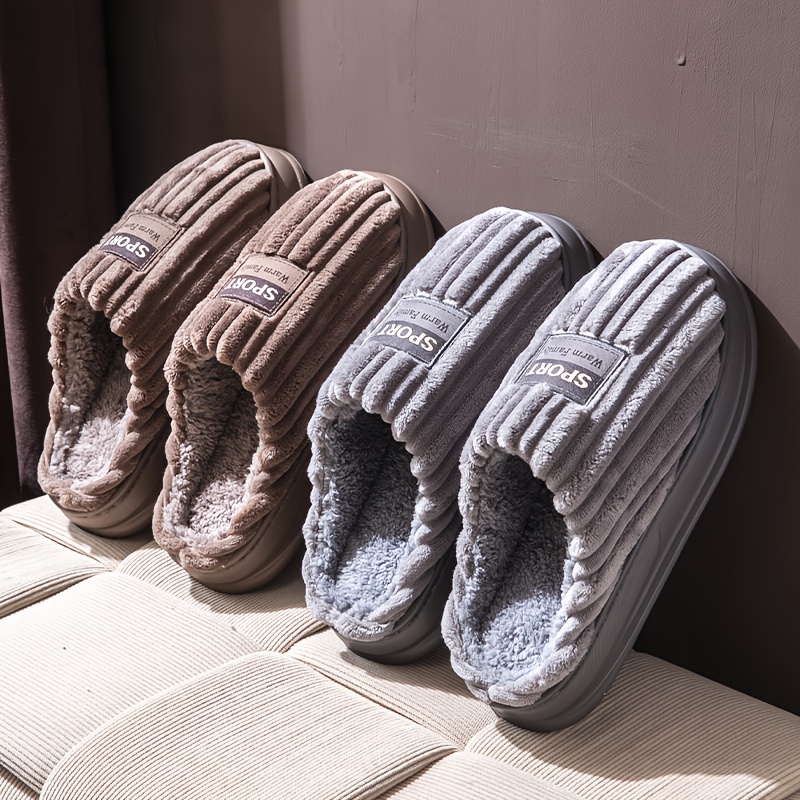 Men Winter Slippers Plus Size  - Men Shoes Essentials ulasan dan harga
