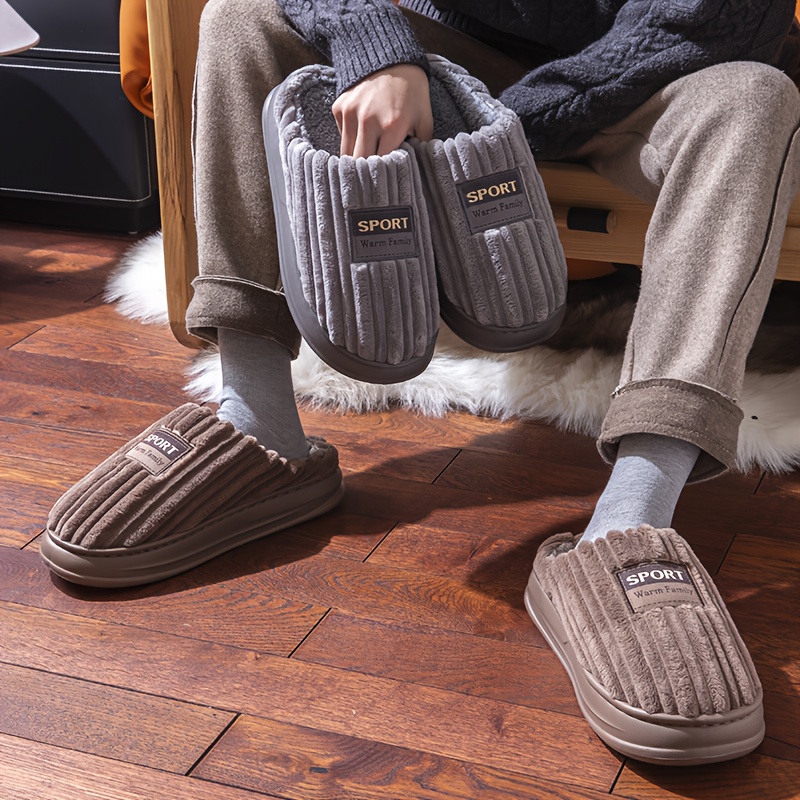 Men Winter Slippers Plus Size  - Men Shoes Essentials ulasan dan harga