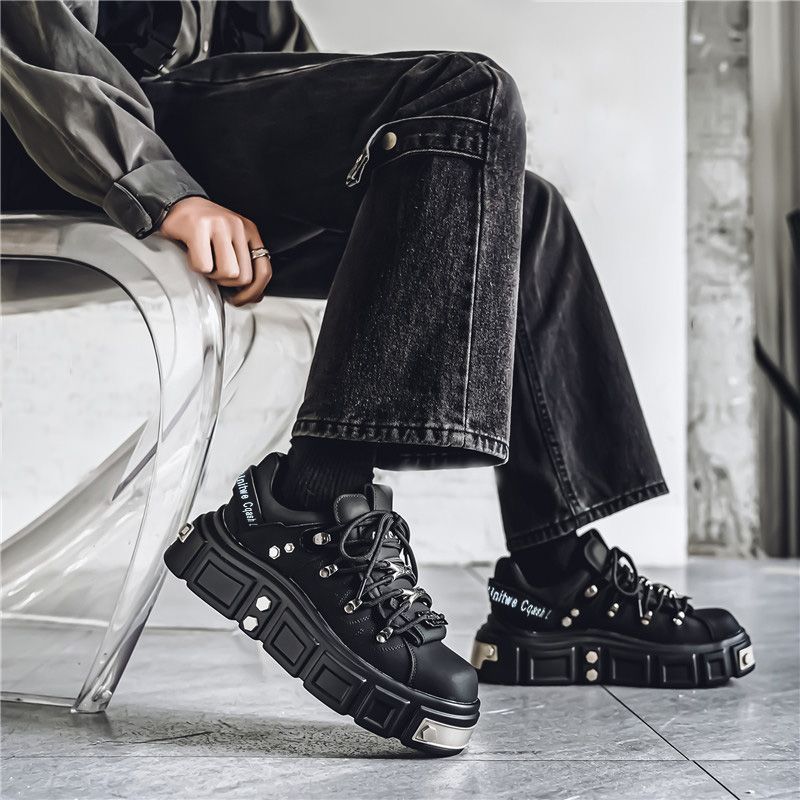 Mens Big Size 47 Big Head Boot - Men'S Shoes With Height Increase ulasan dan harga