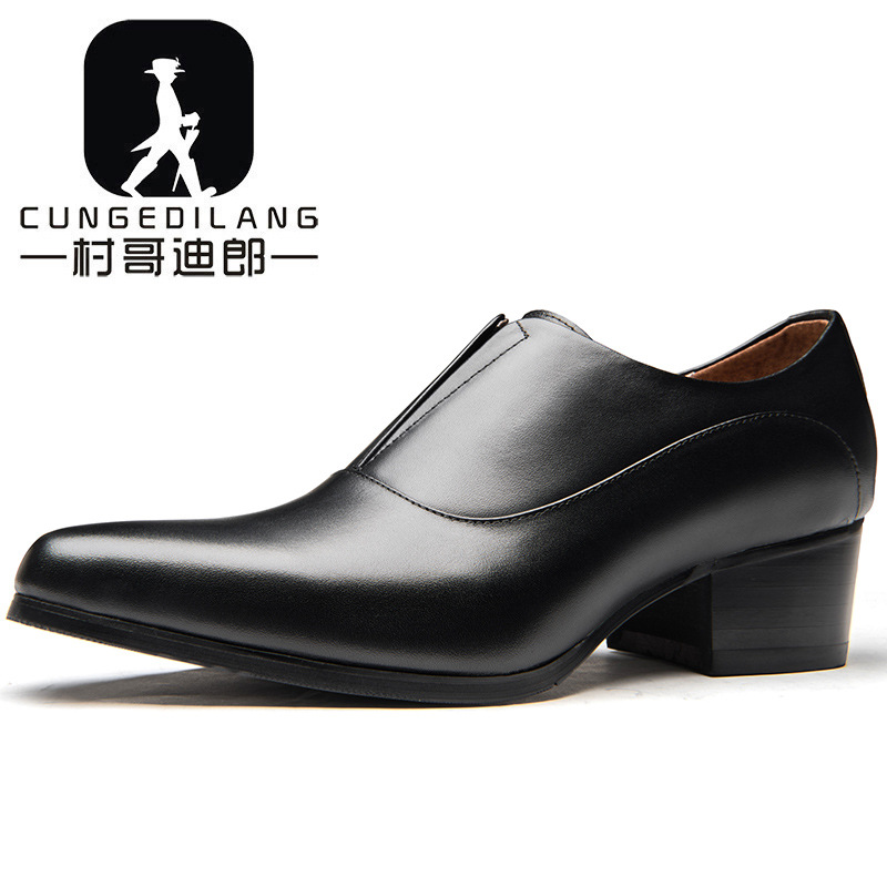 Men's Leather Shoes with High  - Men Shoes Louboutin ulasan dan harga