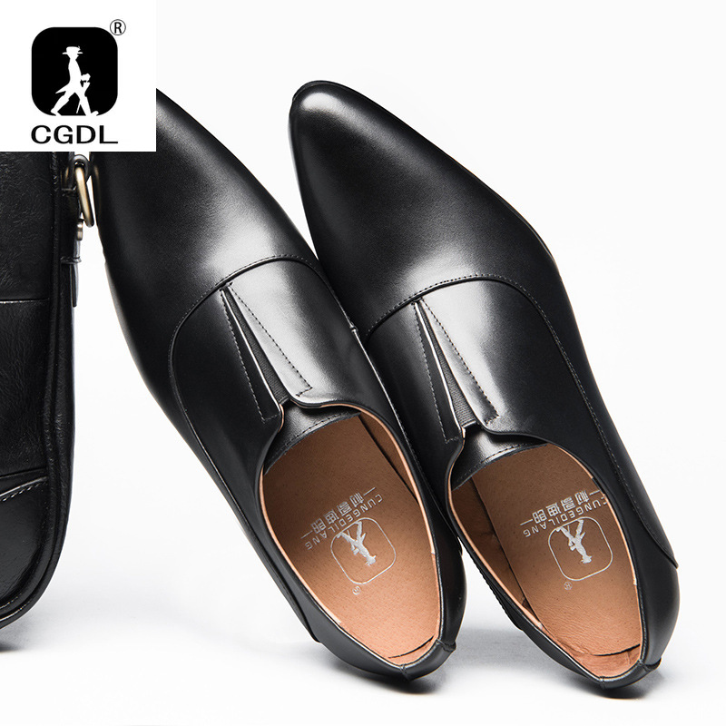 Men's Leather Shoes with High  - Men Shoes Louboutin ulasan dan harga
