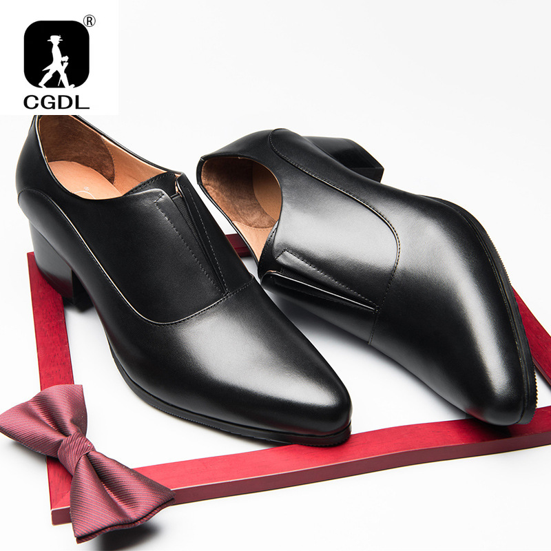Men's Leather Shoes with High  - Men Shoes Louboutin ulasan dan harga