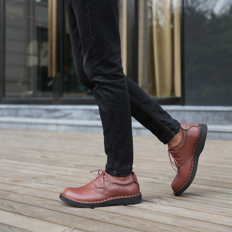 STRONGSHEN Men's Genuine Leath - Men Shoes Louboutin ulasan dan harga