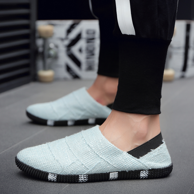 Summer Urban Leisure Knit Loaf - Men Shoes Loafers ulasan dan harga