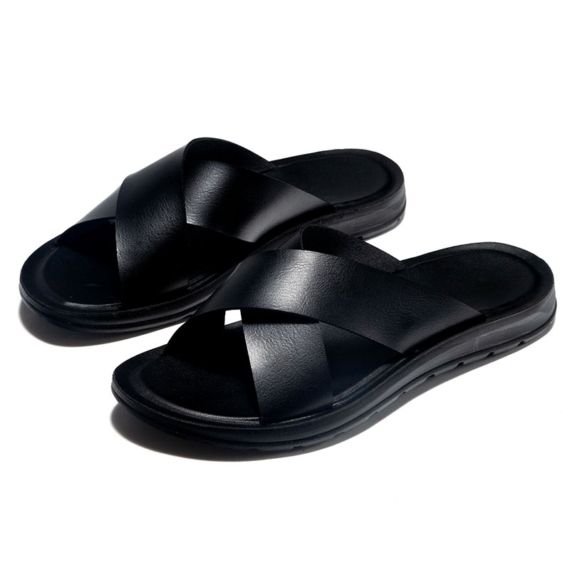 Italian PU Leather Slippers Me - Men Shoes Louboutin ulasan dan harga