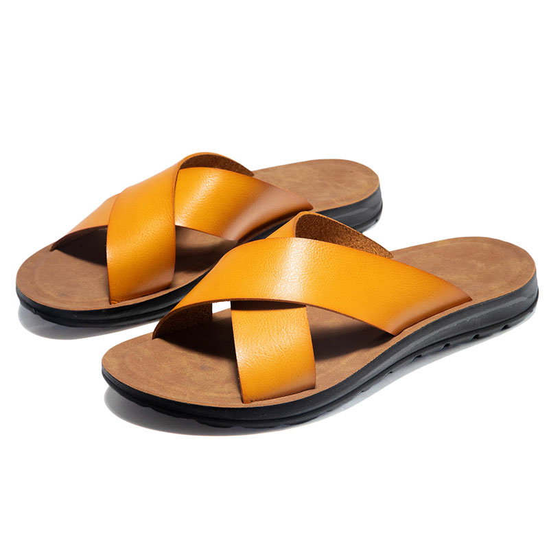 Italian PU Leather Slippers Me - Men Shoes Louboutin ulasan dan harga