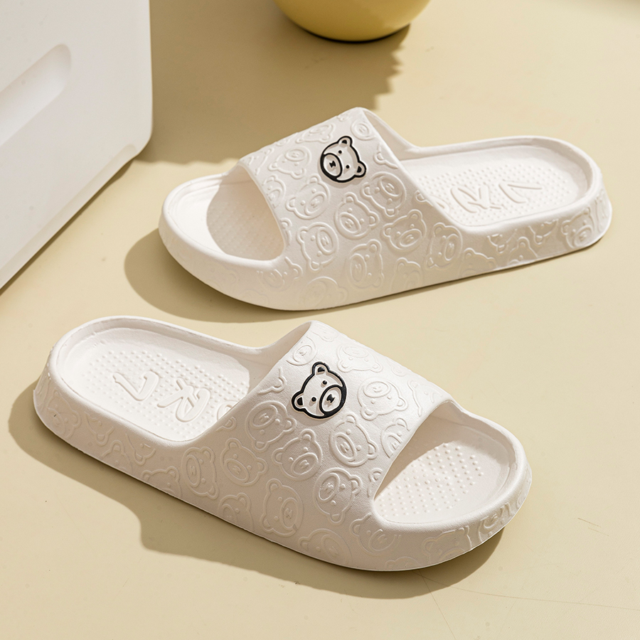 Printting Cute Bear Women Slip - Men'S Shoes For Summer ulasan dan harga
