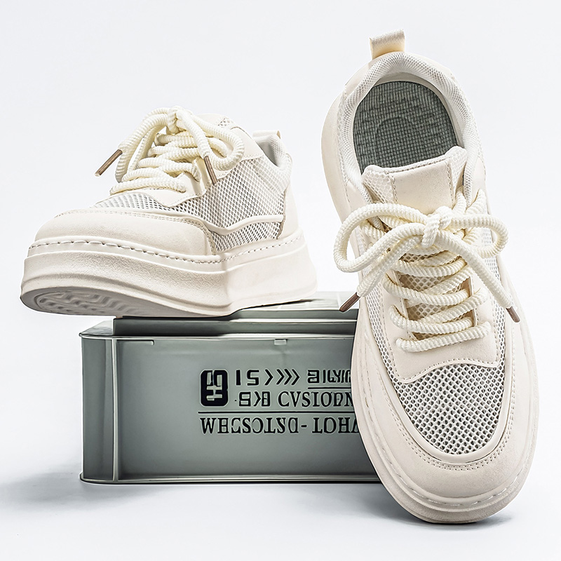 Men's Breathable Mesh Platform - Men Shoes Eu To Us Size ulasan dan harga