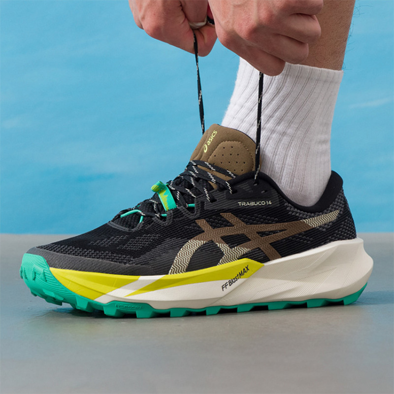Asics  Men TRABUCO 14 Black Br - Men'S Shoes Yellow And Black ulasan dan harga