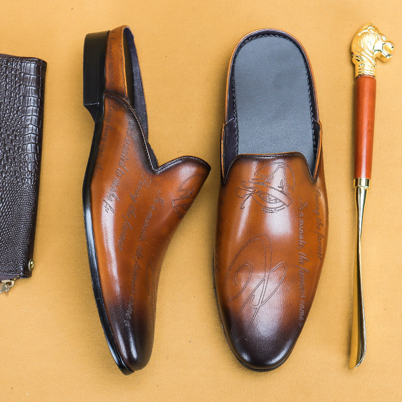 Italian Luxury Men's Slippers  - Men Shoes Louboutin ulasan dan harga