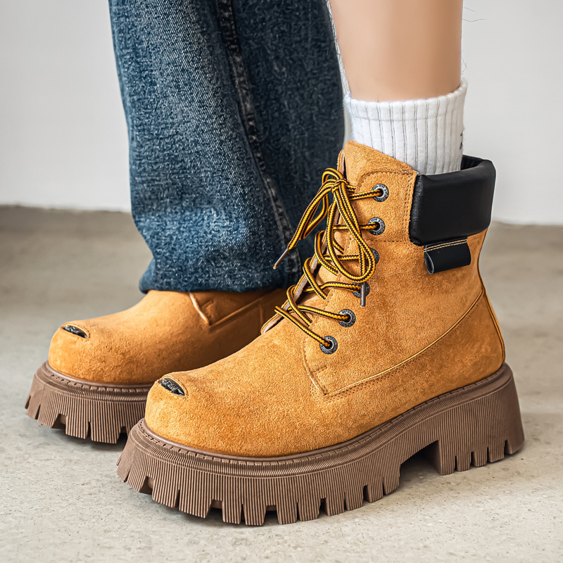 Classic High Top Boots Outdoor - Men'S Shoes With Wide Toe Box ulasan dan harga