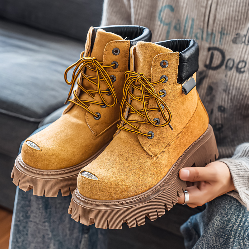 Classic High Top Boots Outdoor - Men'S Shoes With Wide Toe Box ulasan dan harga