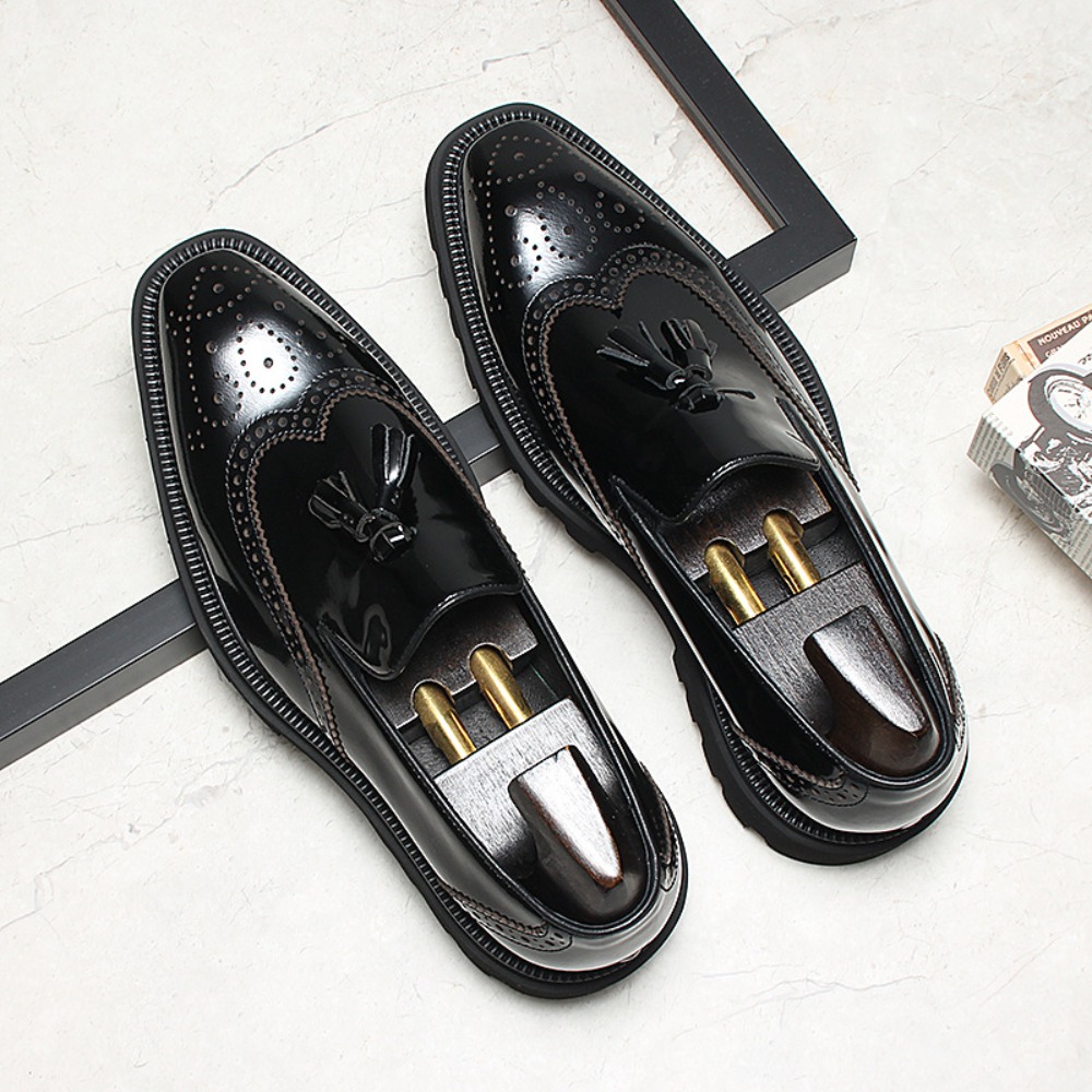 Men's Casual Business Leather  - Men Shoes Eu To Us Size ulasan dan harga