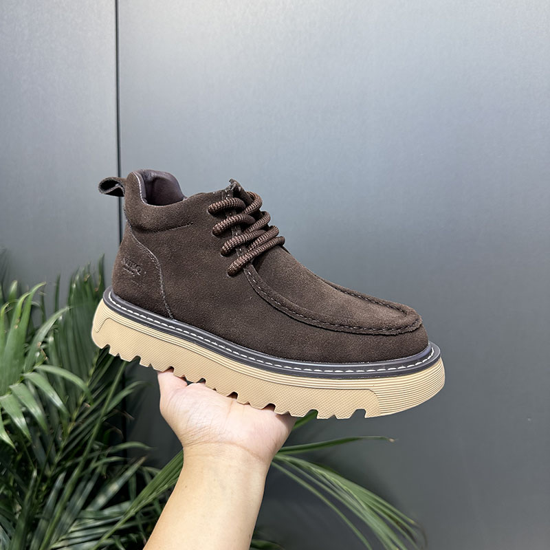 Thick Sole Outdoor Pu Leather  - Men'S Shoes New Balance ulasan dan harga