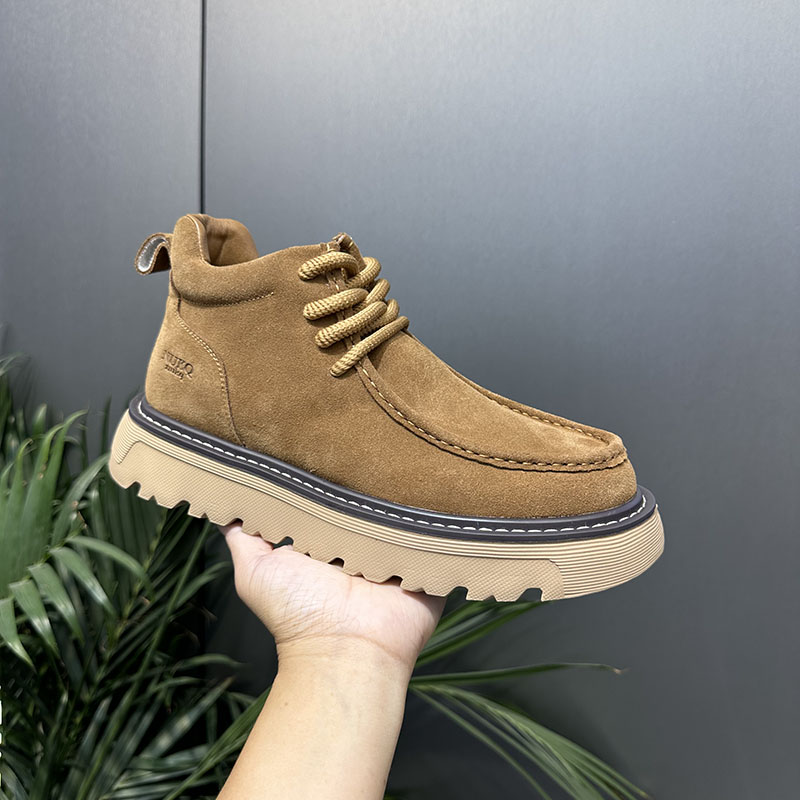 Thick Sole Outdoor Pu Leather  - Men'S Shoes New Balance ulasan dan harga
