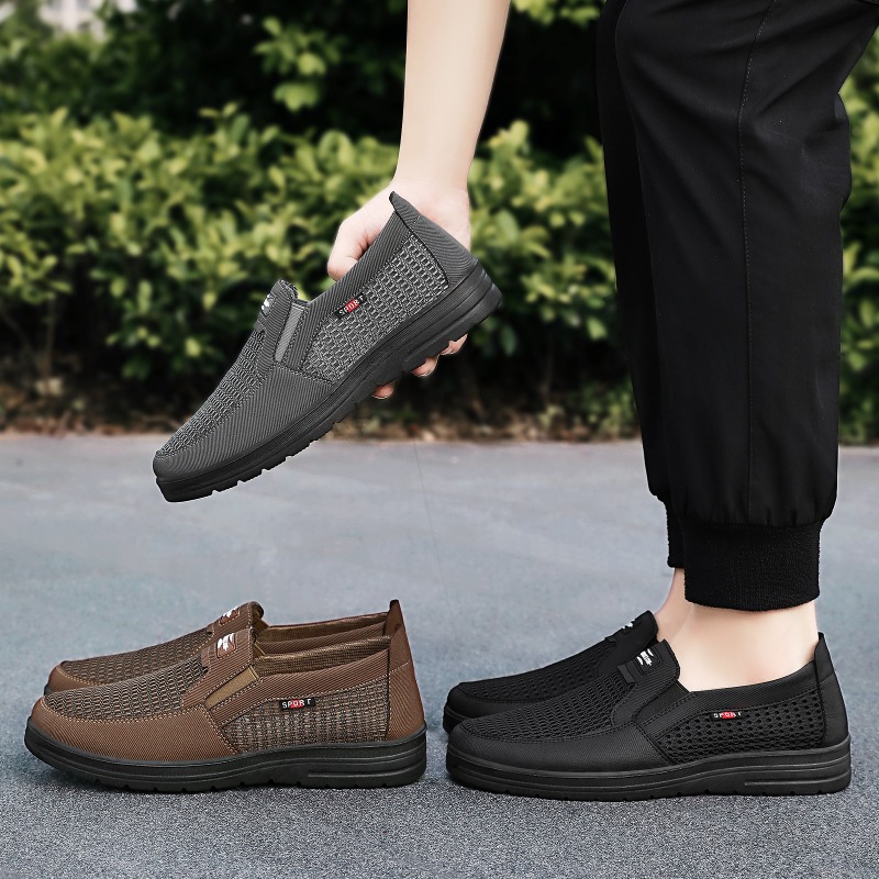 Men Slip‑on Breathable Mesh Lo - Men Shoes Loafers ulasan dan harga