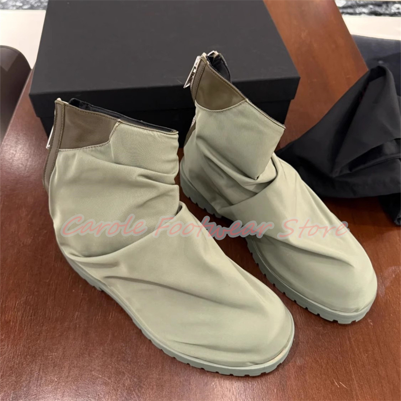 Pleated Nylon Cloth High Top M - Men'S Shoes With Height Increase ulasan dan harga