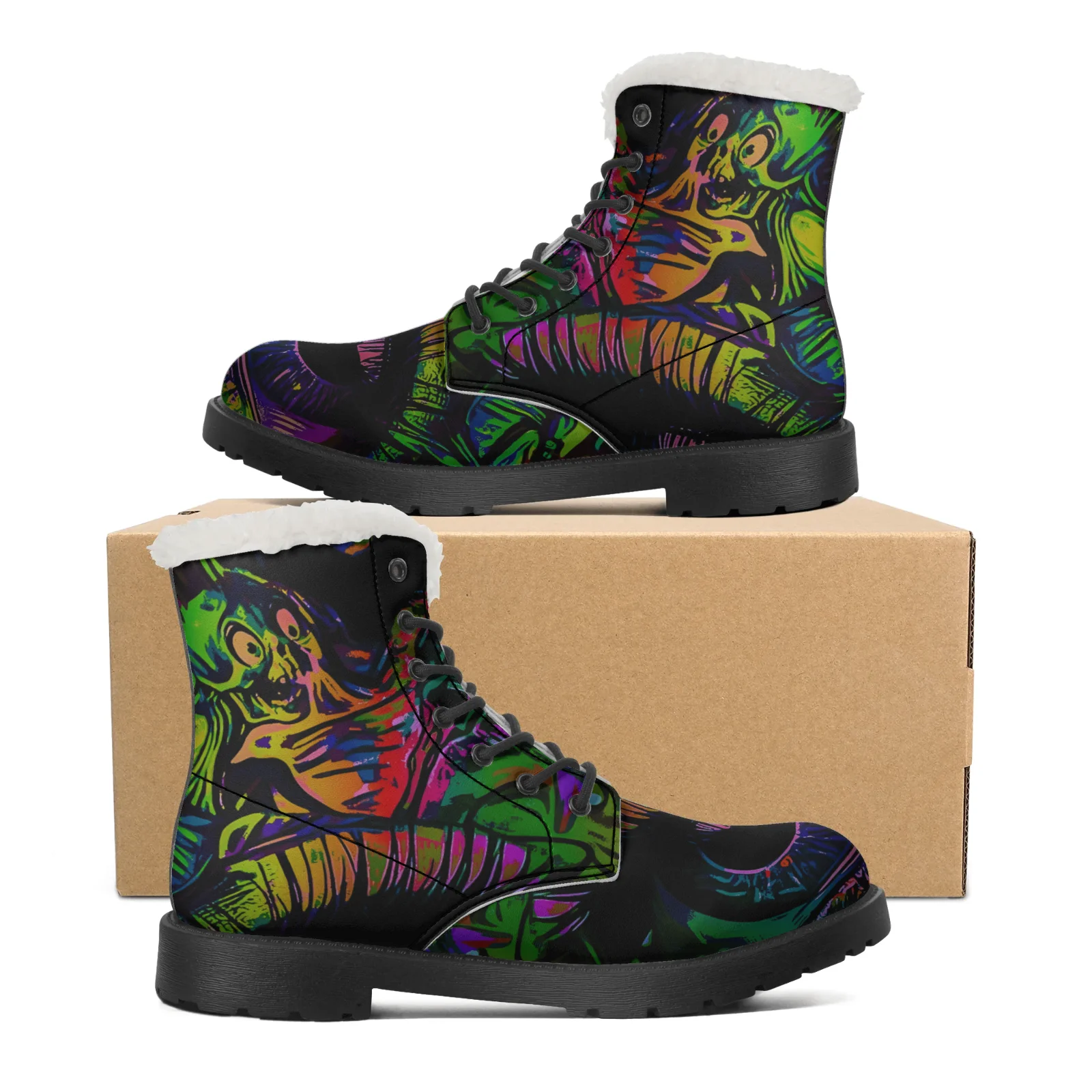 Cool Design Plush Snow Boots f - Men Shoes Eu To Us Size ulasan dan harga
