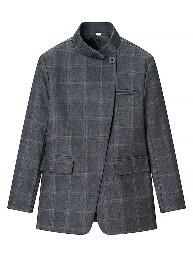 HH Women Fashion Plaid Blazer  - Men Shoes Jd ulasan dan harga