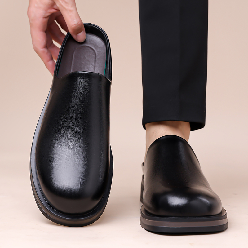 Men Slip-On Half Slippers, Thi - Men'S Shoes Hush Puppies ulasan dan harga