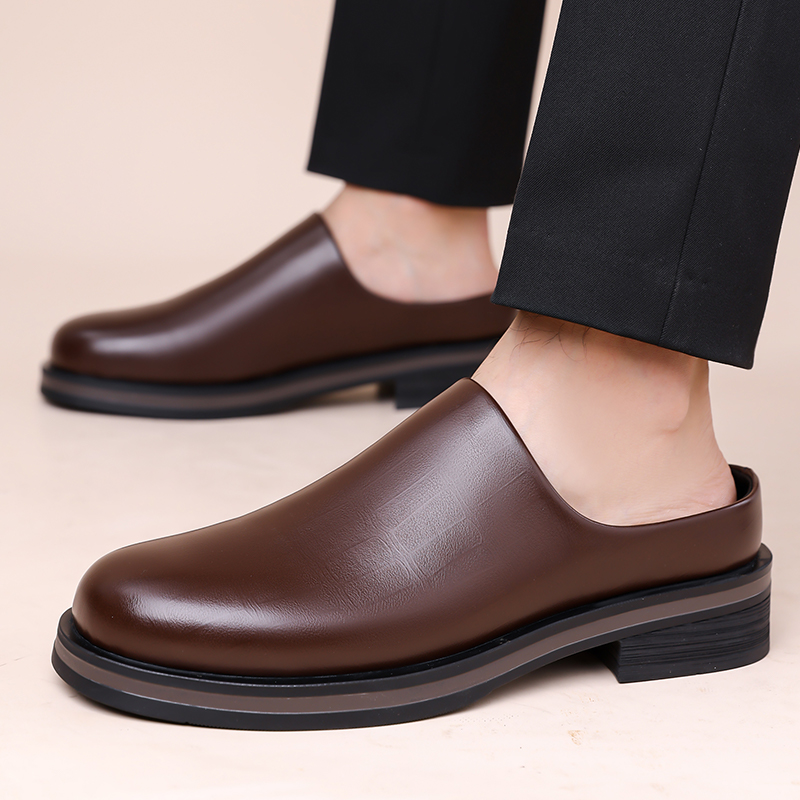 Men Slip-On Half Slippers, Thi - Men'S Shoes Hush Puppies ulasan dan harga
