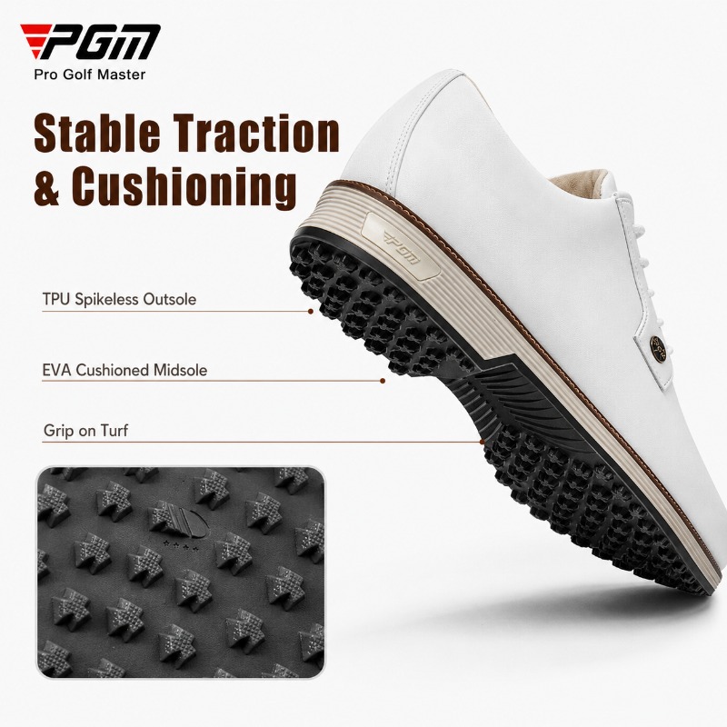 PGM Men's Cow Leather Golf Sho - Men Shoes Eu To Us Size ulasan dan harga