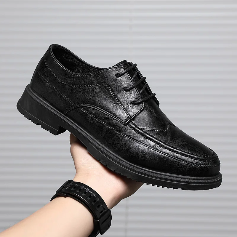 High Quality Leather Men Casua - Men Shoes Louboutin ulasan dan harga