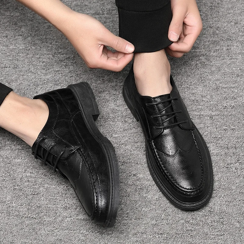 High Quality Leather Men Casua - Men Shoes Louboutin ulasan dan harga