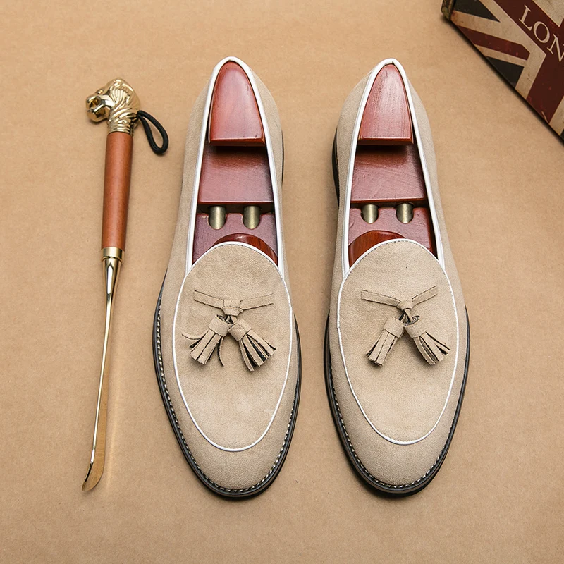 Italian Luxury Brand Suede Men - Men Shoes Louboutin ulasan dan harga