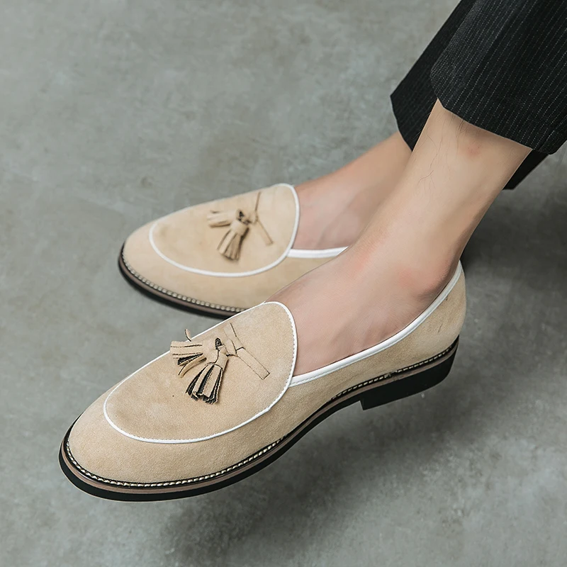 Italian Luxury Brand Suede Men - Men Shoes Louboutin ulasan dan harga