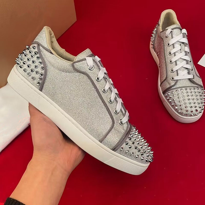 men luxury fashion rivets shoe - Men Shoes Louboutin ulasan dan harga