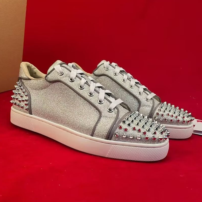 men luxury fashion rivets shoe - Men Shoes Louboutin ulasan dan harga