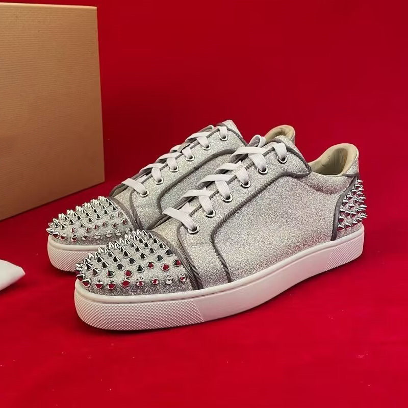 men luxury fashion rivets shoe - Men Shoes Louboutin ulasan dan harga