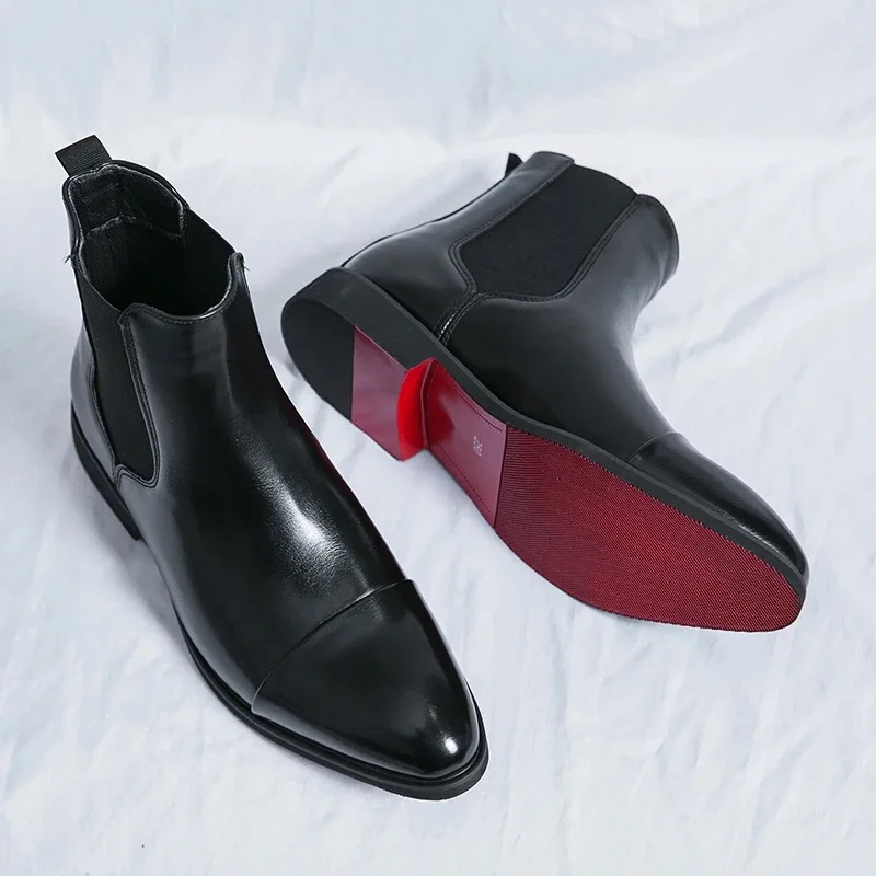 Men's Boots Luxury Brand Leath - Men Shoes Louboutin ulasan dan harga