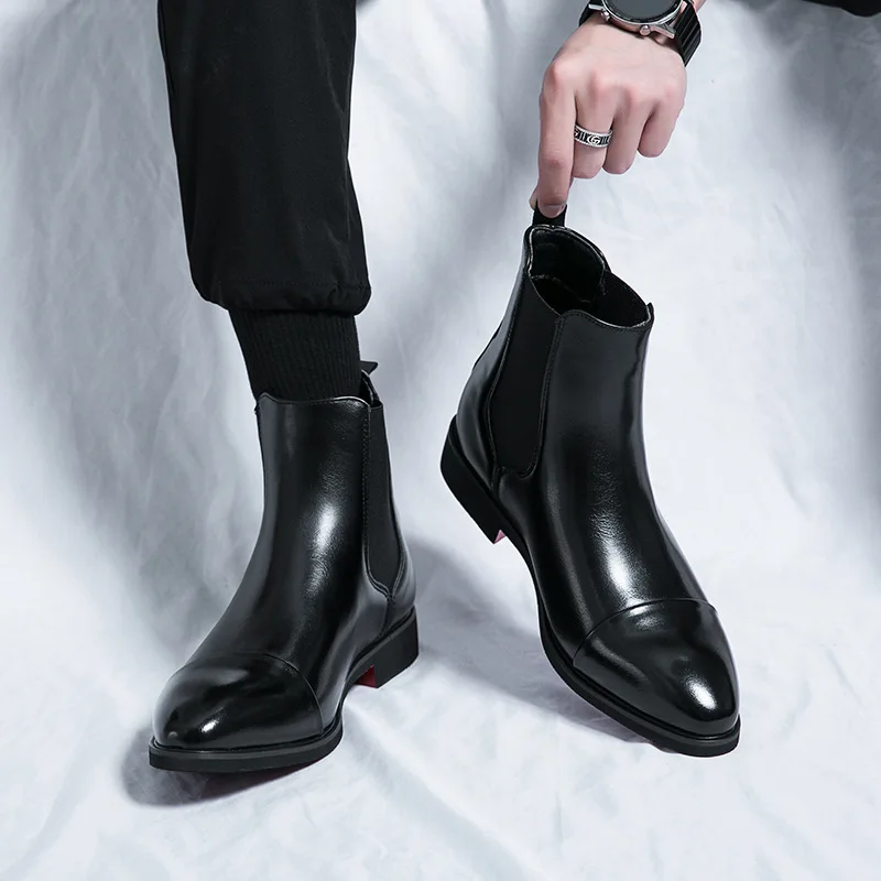 Men's Boots Luxury Brand Leath - Men Shoes Louboutin ulasan dan harga