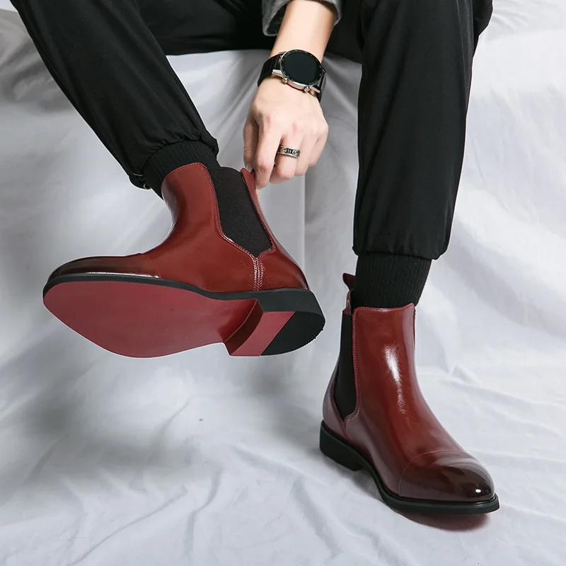 Men's Boots Luxury Brand Leath - Men Shoes Louboutin ulasan dan harga