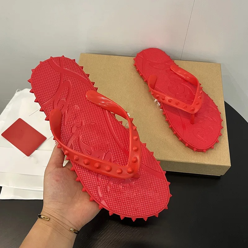 Men's New Summer Red Sole Flip - Men Shoes Red Tape ulasan dan harga