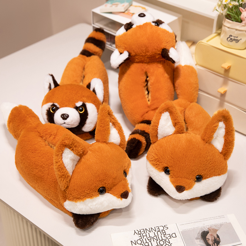 Cute Red Panda Fox Shoes Women - Men Shoes Red Tape ulasan dan harga