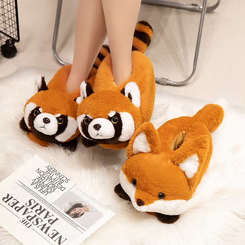 Cute Red Panda Fox Shoes Women - Men Shoes Red Tape ulasan dan harga