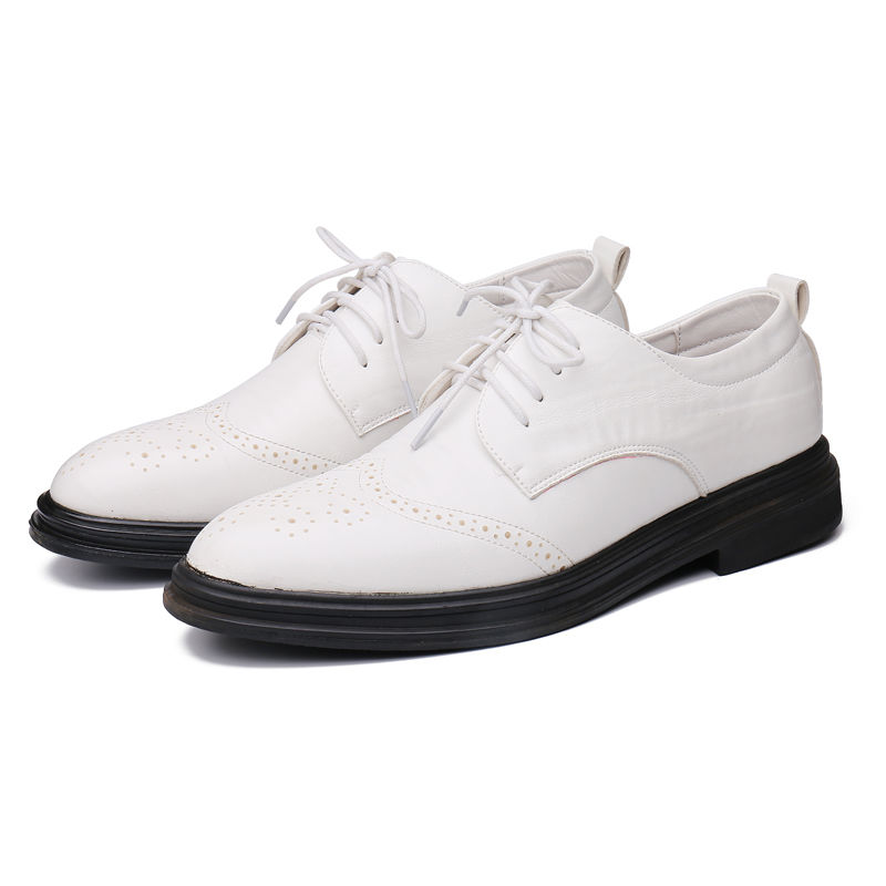 Solid Color Black Spring Autum - Men Shoes Clearance ulasan dan harga