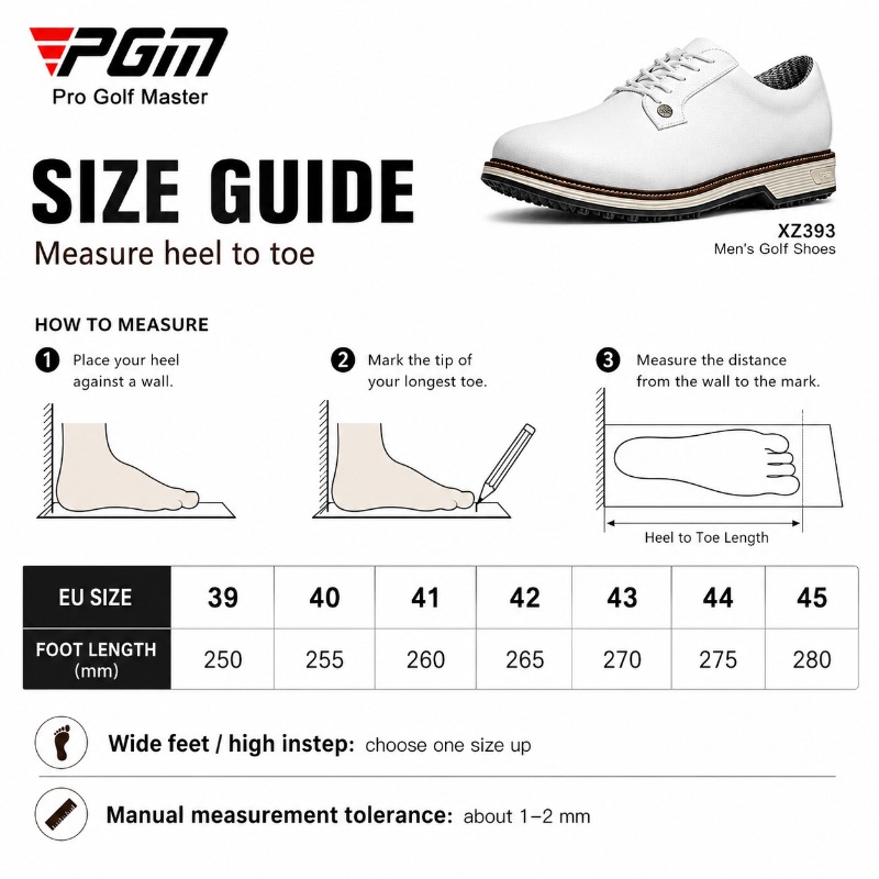 PGM Men's Waterproof Golf Shoe - Men Shoes Eu To Us Size ulasan dan harga