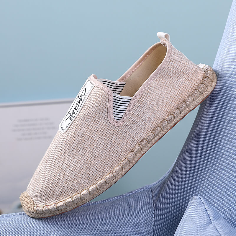 Linen Male Casual Shoes Loafer - Men Shoes Loafers ulasan dan harga