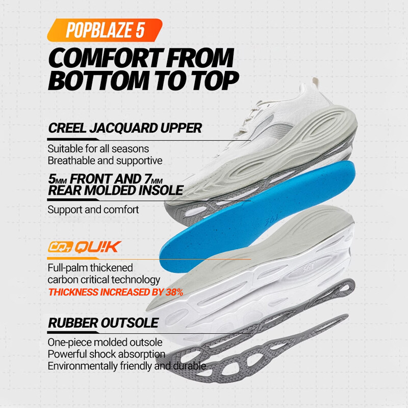 361 Degrees PopBlaze 5 Men Run - Men'S Shoes New Balance ulasan dan harga